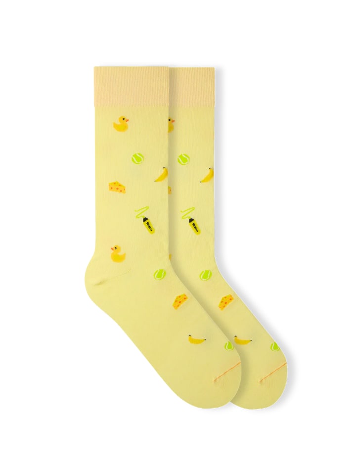 Von Jungfeld Носки Mofature Icons в светло-желтом банановом цвете
Von Jungfeld Носки Mofature Icons в светло-желтом банановом цвете