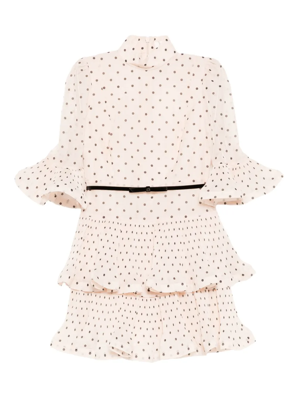 Платье миди со складками и узором в горох ZIMMERMANN, нейтральный
Платье миди со складками и узором в горох ZIMMERMANN, нейтральный