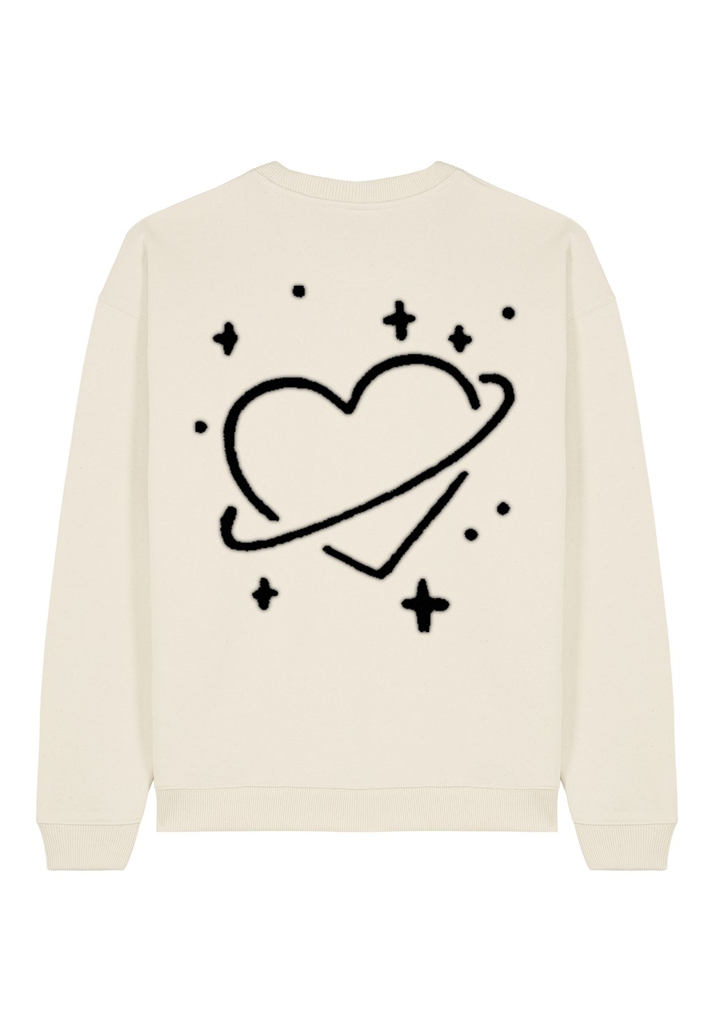 Толстовка SATURN BACK PRINT UNISEX HEAVYWEIGHT Mira Paris, слоновая кость 
Толстовка SATURN BACK PRINT UNISEX HEAVYWEIGHT Mira Paris, слоновая кость