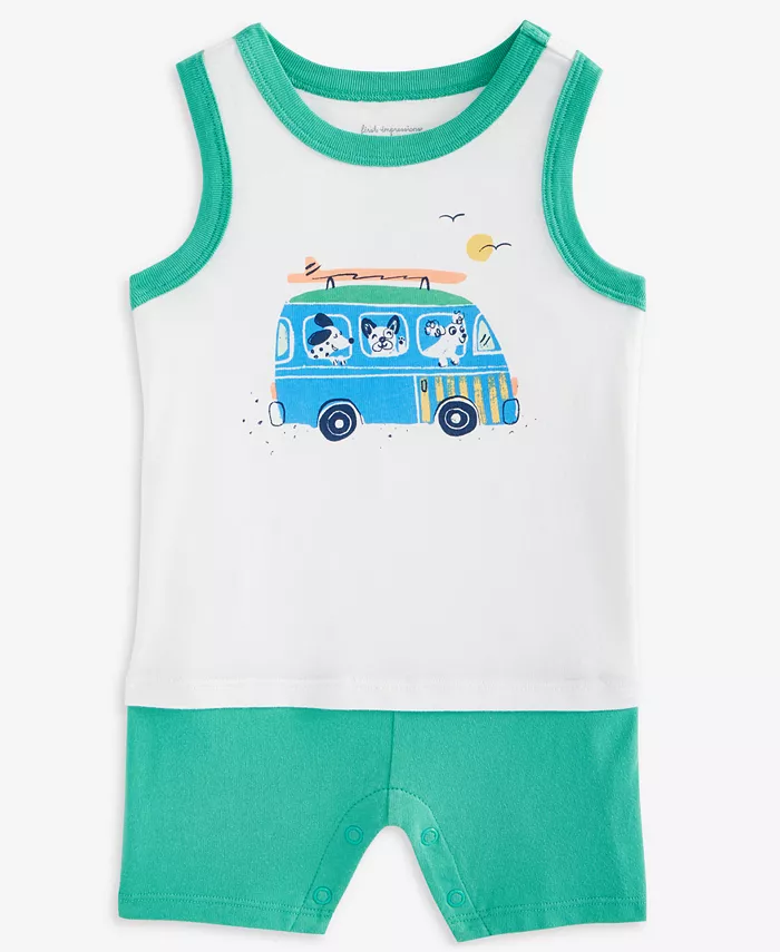 Детский комбинезон для мальчиков с принтом собачки и цветными блоками First Impressions, белый
Детский комбинезон для мальчиков с принтом собачки и цветными блоками First Impressions, белый