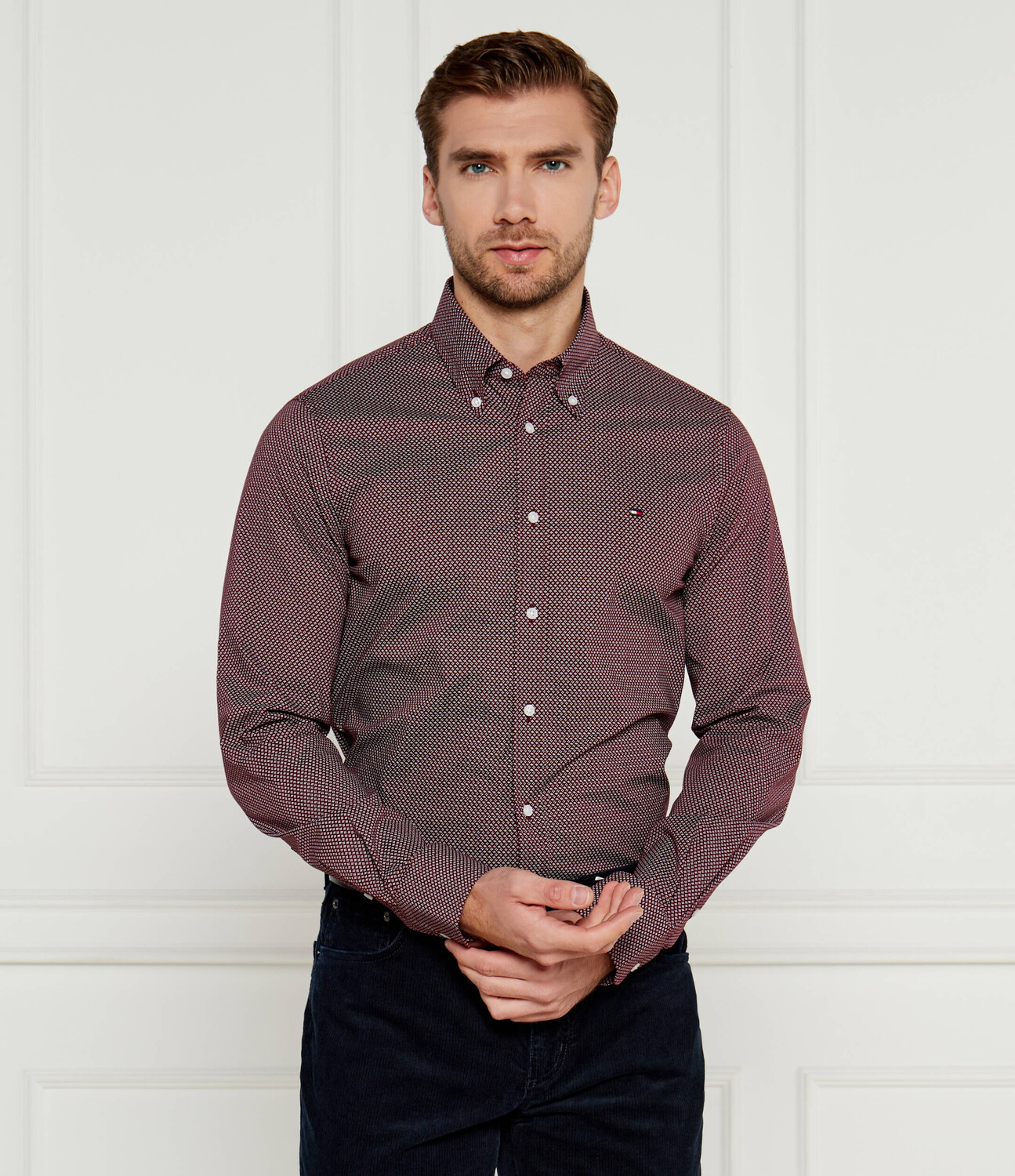 Рубашка Tommy Hilfiger Slim Fit, бордо
Рубашка Tommy Hilfiger Slim Fit, бордо