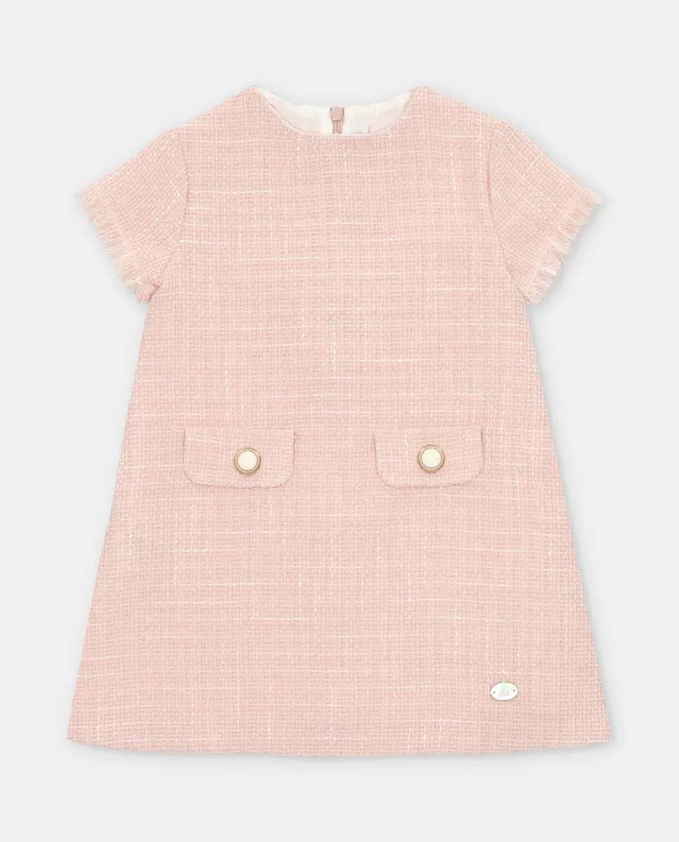 Детское платье из ткани с микропринтом в розовом цвете Martín Aranda
Детское платье из ткани с микропринтом в розовом цвете Martín Aranda