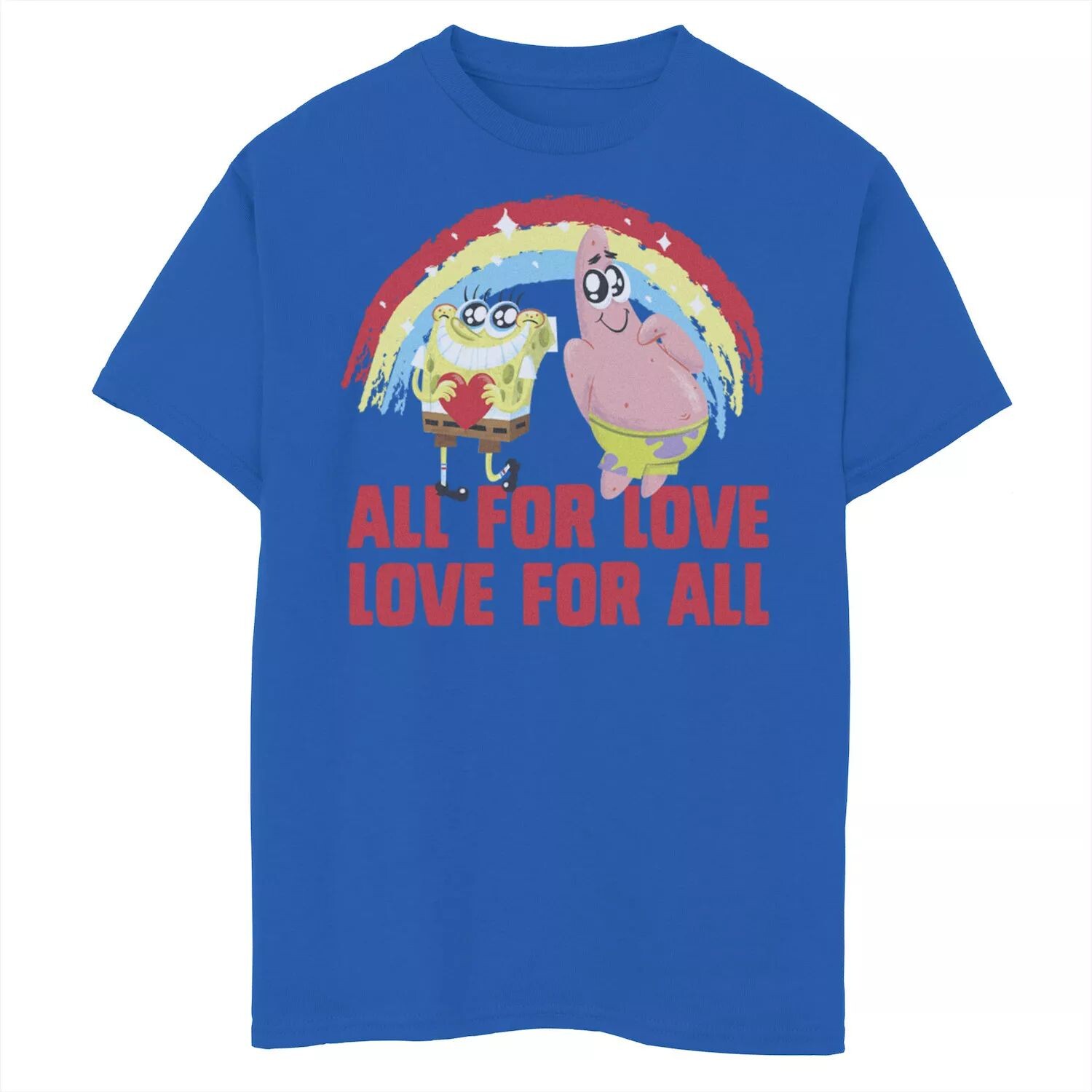 Футболка с радужным рисунком «Губка Боб Квадратные Штаны и Патрик Все ради любви» для мальчиков 8–20 лет Nickelodeon Nickelodeon
Футболка с радужным рисунком «Губка Боб Квадратные Штаны и Патрик Все ради любви» для мальчиков 8–20 лет Nickelodeon Nickelodeon