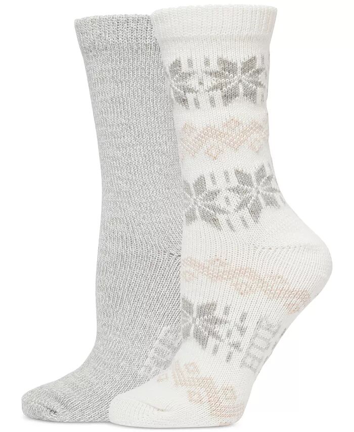 Женские носки Nordic Snowflake Boot, упаковка из 2 шт Hue, слоновая кость/кремовый
Женские носки Nordic Snowflake Boot, упаковка из 2 шт Hue, слоновая кость/кремовый