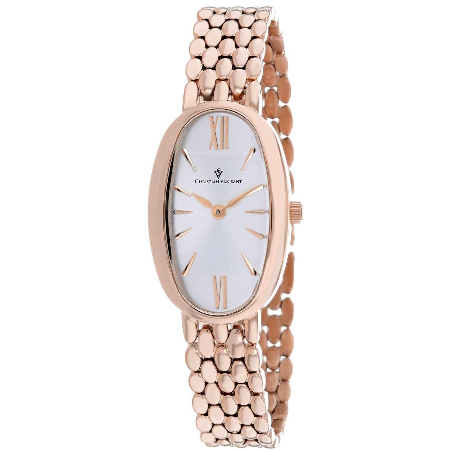 Женские часы Christian Van Sant Lucia с серебряным циферблатом
Женские часы Christian Van Sant Lucia с серебряным циферблатом