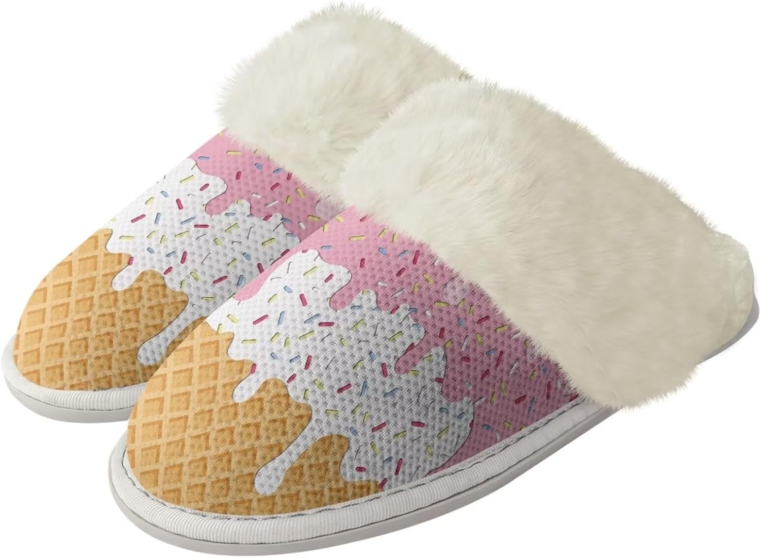 Домашние тапочки для женщин и мужчин, уютные, теплые, зимние, с противоскользящей подошвой, унисекс, моющиеся, удобные, с закрытым носком, для спа-процедур и ванны Watdotory, Ice Cream Cone
Домашние тапочки для женщин и мужчин, уютные, теплые, зимние, с противоскользящей подошвой, унисекс, моющиеся, удобные, с закрытым носком, для спа-процедур и ванны Watdotory, Ice Cream Cone