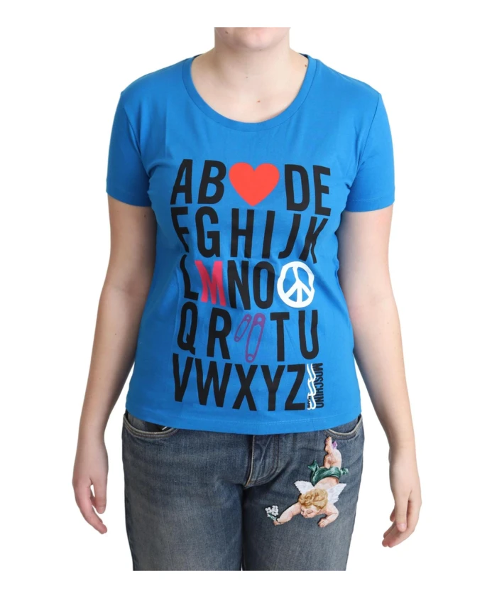 Футболка с алфавитным принтом Moschino, синий
Футболка с алфавитным принтом Moschino, синий