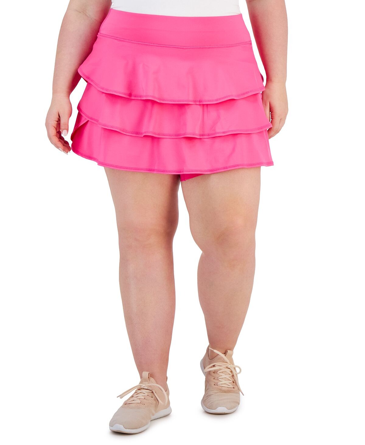 Активная короткая юбка больших размеров с воланами ID Ideology
Активная короткая юбка больших размеров с воланами ID Ideology