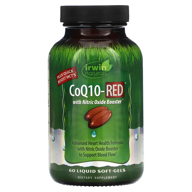 Irwin Naturals, CoQ10-Red, 60 мягких таблеток
Irwin Naturals, CoQ10-Red, 60 мягких таблеток