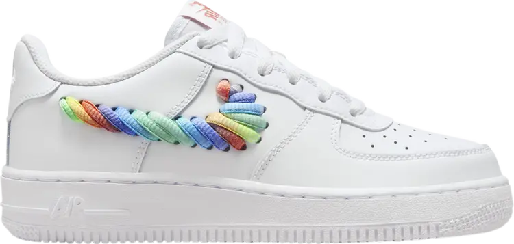 Кроссовки Air Force 1 Low GS 'Rainbow Swoosh', белый
Кроссовки Air Force 1 Low GS 'Rainbow Swoosh', белый