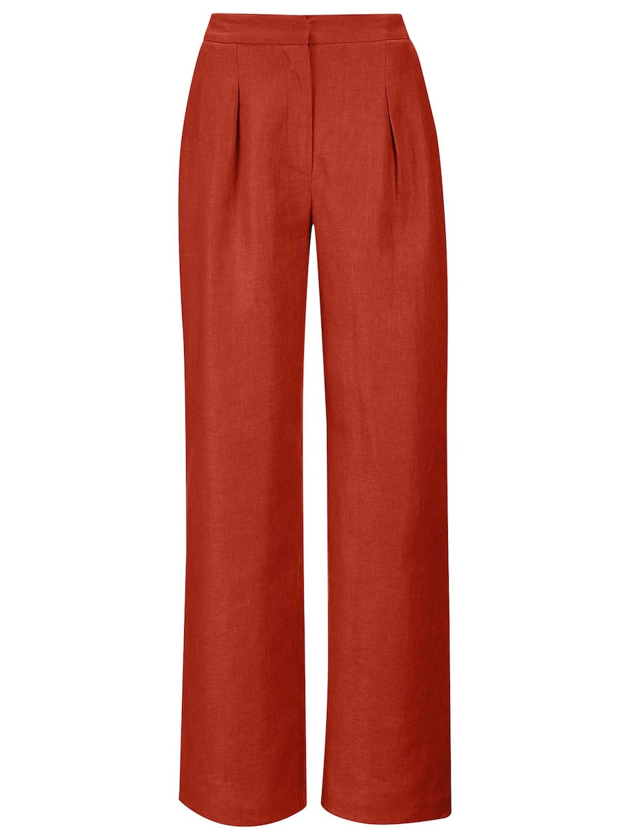 Широкие брюки со складками спереди MADELEINE, темно-оранжевый
Широкие брюки со складками спереди MADELEINE, темно-оранжевый