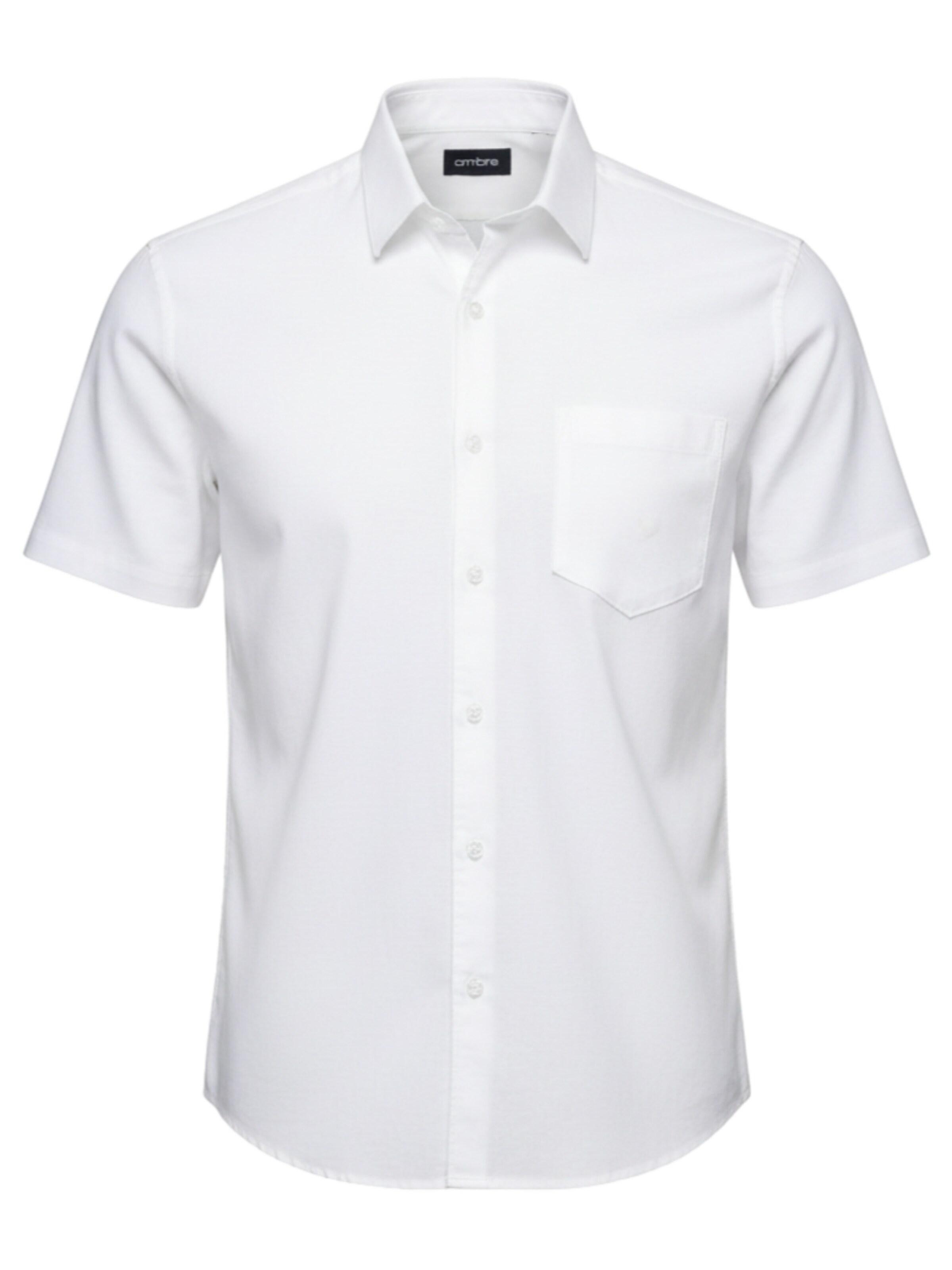 Ombre Рубашка на пуговицах комфортного кроя 'OM-SHSS-0167' в белом цвете
Ombre Рубашка на пуговицах комфортного кроя 'OM-SHSS-0167' в белом цвете