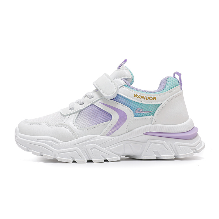 Детские кроссовки для бега WARRIOR, белый/зеленый/фиолетовый
Детские кроссовки для бега WARRIOR, белый/зеленый/фиолетовый