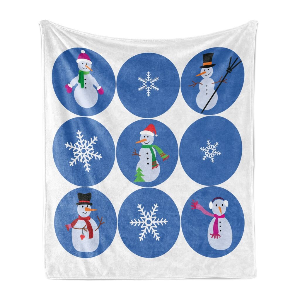 Мягкое фланелевое флисовое одеяло ABAKUHAUS Snowman, круглый дизайн со снежинками, уютный плюш для использования в помещении и на открытом воздухе, 125 x 175 см, фиолетово-синий и разноцветный
Мягкое фланелевое флисовое одеяло ABAKUHAUS Snowman, круглый дизайн со снежинками, уютный плюш для использования в помещении и на открытом воздухе, 125 x 175 см, фиолетово-синий и разноцветный