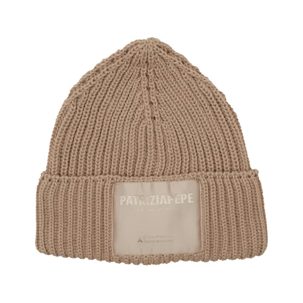 Шапка с добавлением шерсти Patrizia Pepe, коричневый
Шапка с добавлением шерсти Patrizia Pepe, коричневый
