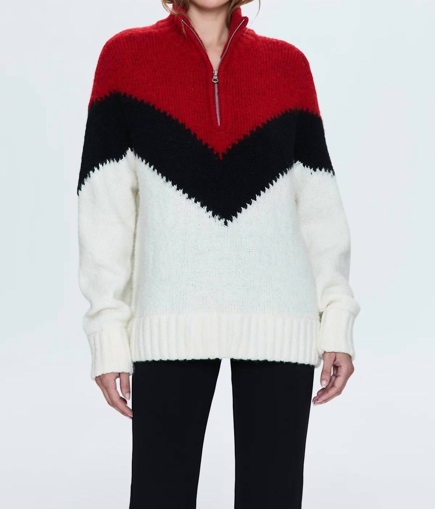 Свитер Maribel с разноцветным узором "шеврон" PISTOLA, мультиколор
Свитер Maribel с разноцветным узором "шеврон" PISTOLA, мультиколор