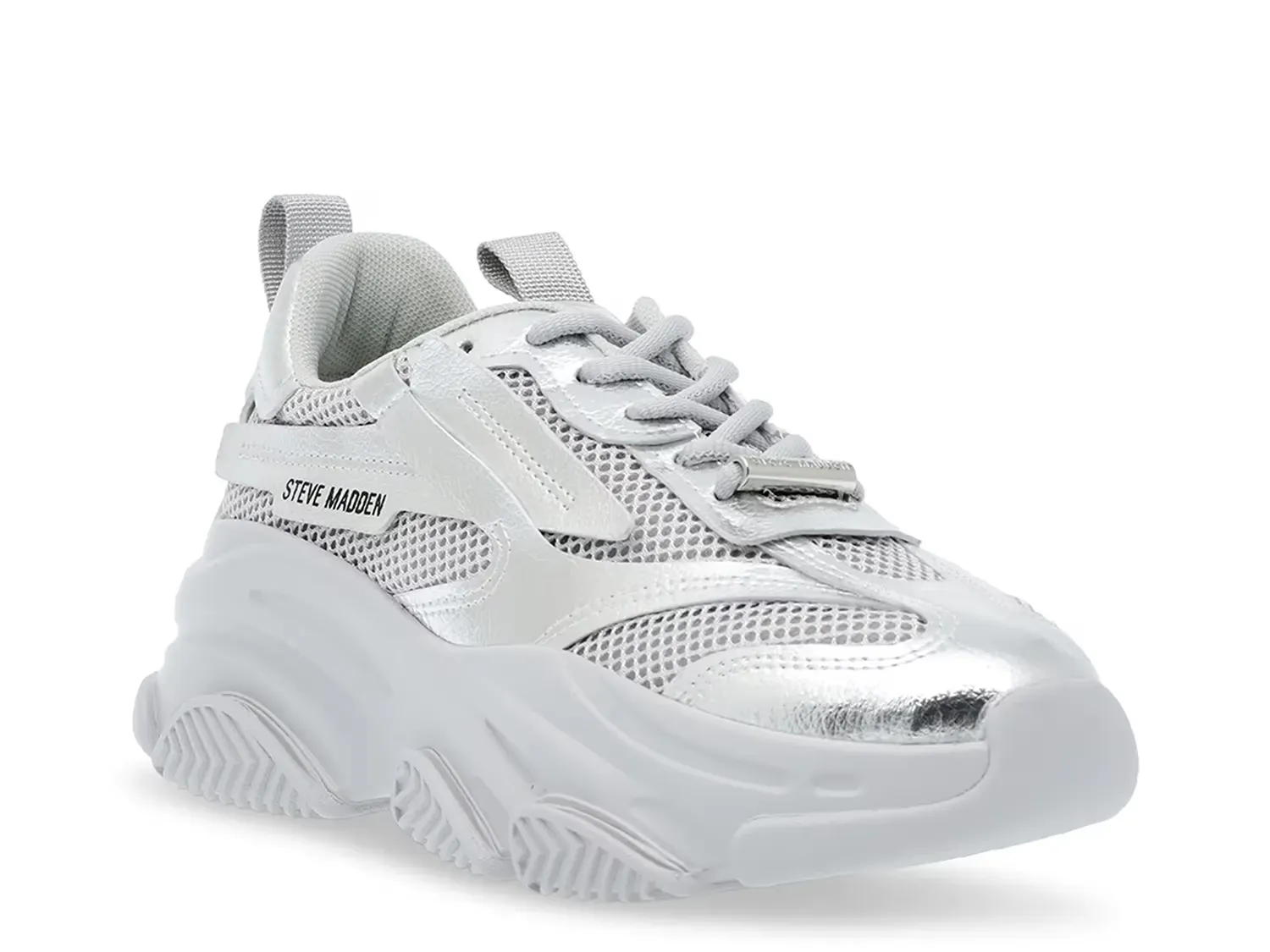 Кроссовки Possess Steve Madden, Grey/Silver
Кроссовки Possess Steve Madden, Grey/Silver