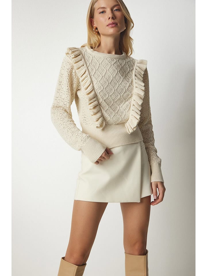 Пуловер Happiness Istanbul Pullover, кремовый
Пуловер Happiness Istanbul Pullover, кремовый