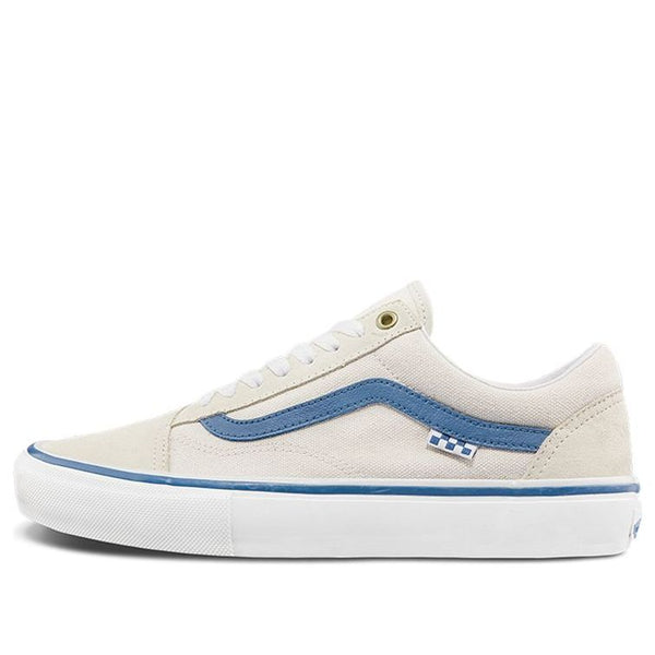 Кроссовки skate old skool 'raw canvas blue' Vans, белый
Кроссовки skate old skool 'raw canvas blue' Vans, белый