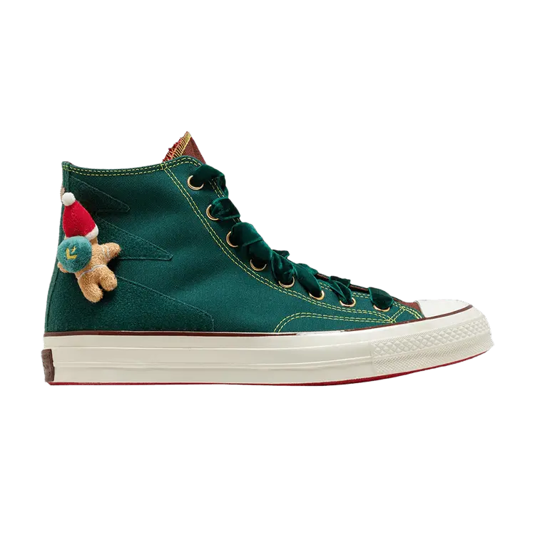 Кроссовки Converse Chuck 70 High 'Christmas Pack - Gingerbread Man', зеленый
Кроссовки Converse Chuck 70 High 'Christmas Pack - Gingerbread Man', зеленый
