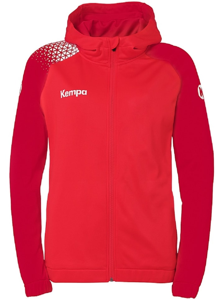 Женская куртка с капюшоном Ambition 28 красного цвета Kempa
Женская куртка с капюшоном Ambition 28 красного цвета Kempa