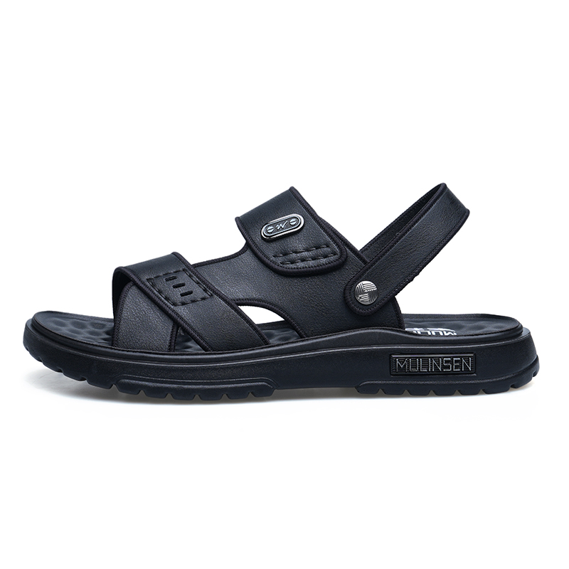 Mulinsen Пляжные сандалии мужские черные, цвет Black
Mulinsen Пляжные сандалии мужские черные, цвет Black