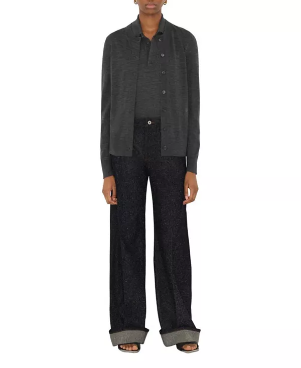 Шерстяной кардиган Burberry, серый
Шерстяной кардиган Burberry, серый