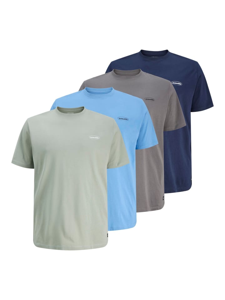 Набор из 4 футболок цвета «Айсберг Грин»
Набор из 4 футболок цвета «Айсберг Грин»