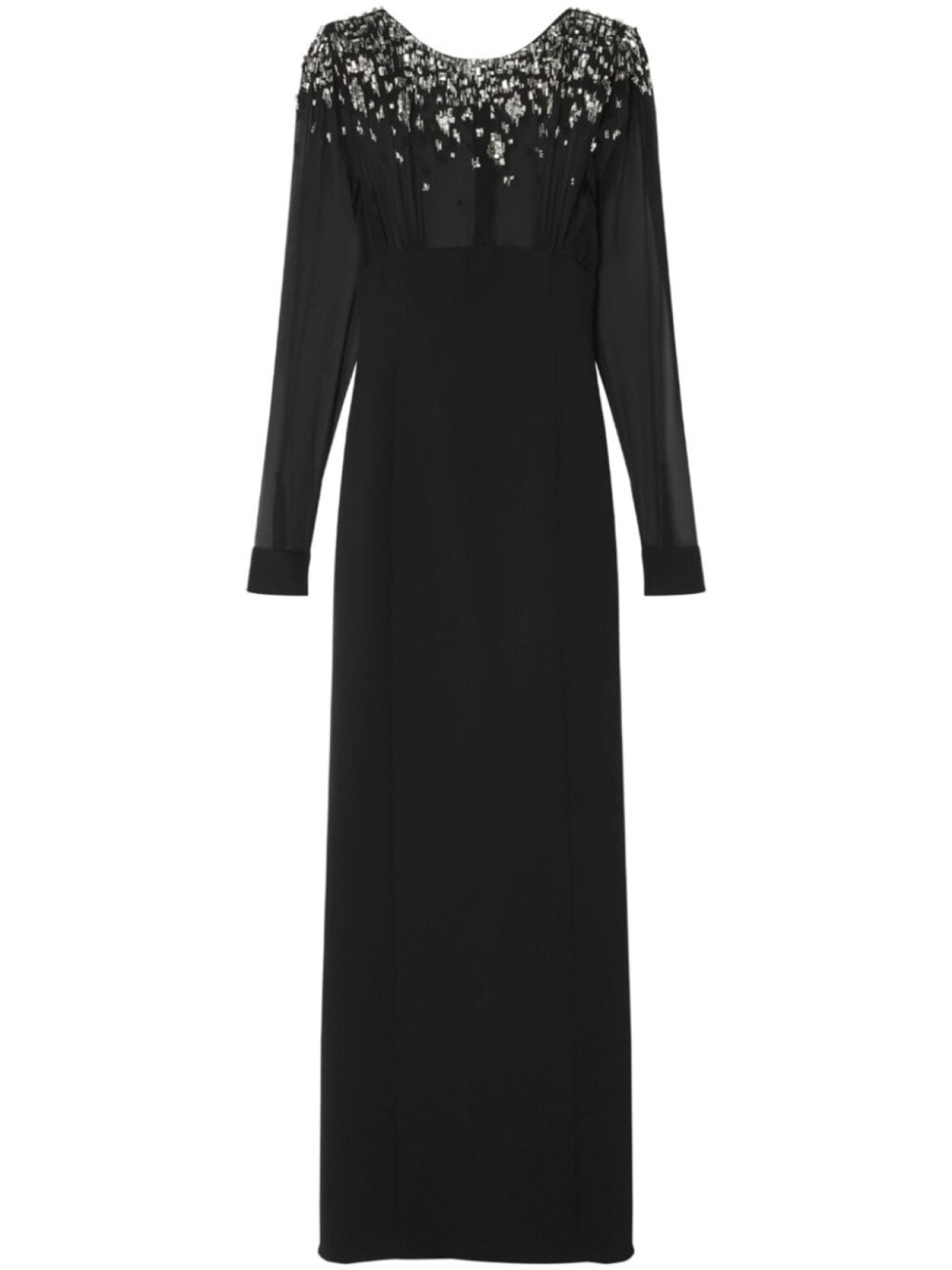 Платье макси с кристаллами Versace, черный
Платье макси с кристаллами Versace, черный