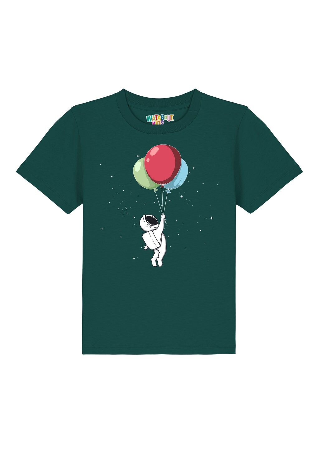 Принт на футболке Little Balloon Astronaut watapparel, темно-зеленый
Принт на футболке Little Balloon Astronaut watapparel, темно-зеленый