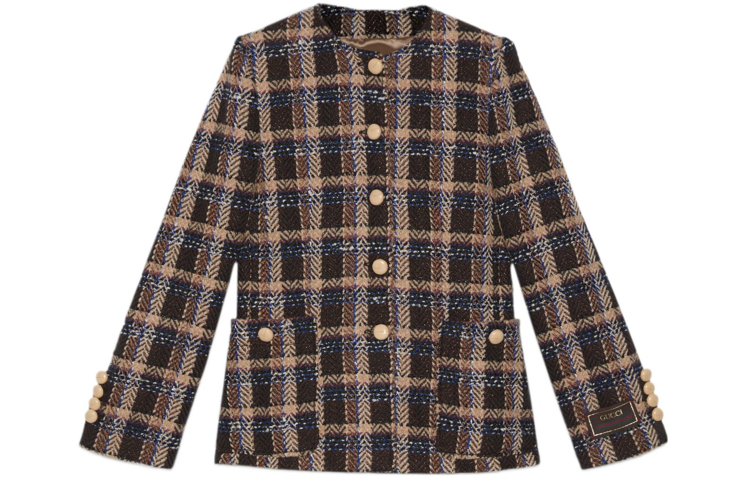 Куртка женская Gucci Tartan-check, коричневый
Куртка женская Gucci Tartan-check, коричневый