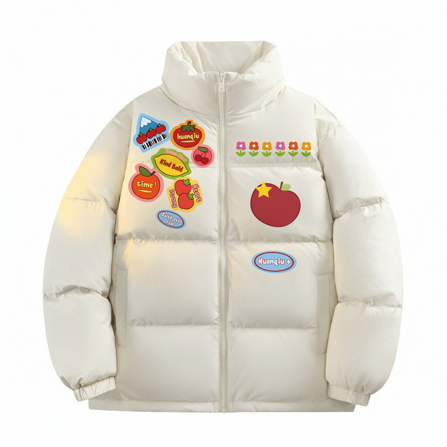 Пуховик Unisex с воротником стойкой утепленный HUANQIU, бежевый оранжевый
Пуховик Unisex с воротником стойкой утепленный HUANQIU, бежевый оранжевый