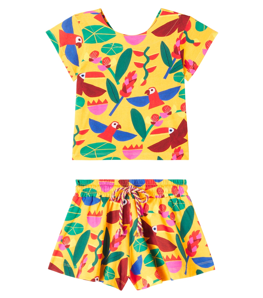 Комплект из футболки и шорт из хлопкового джерси Fábula, Est Estrela Das Aguas Fnd
Комплект из футболки и шорт из хлопкового джерси Fábula, Est Estrela Das Aguas Fnd