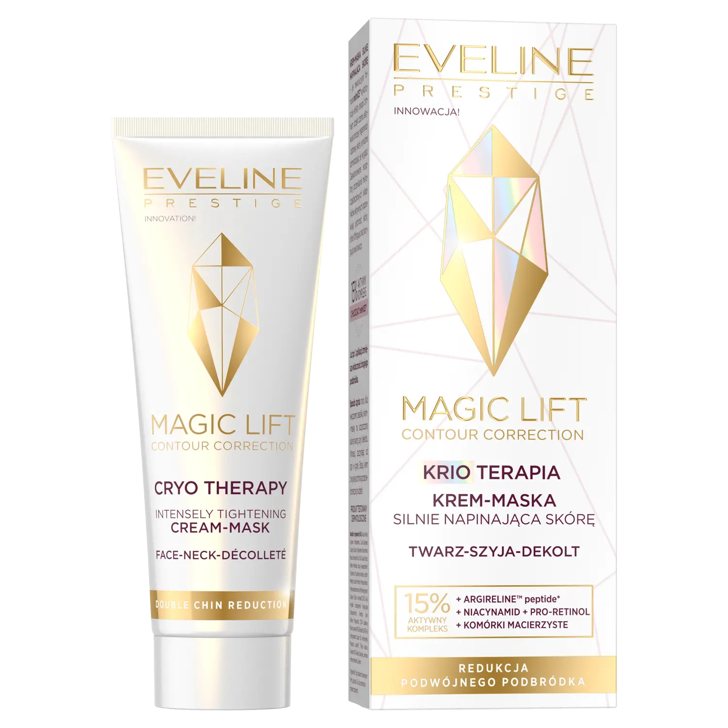 Крем-маска сильно подтягивающая кожу для лица Eveline Cosmetics Magic Lift, 50 мл
Крем-маска сильно подтягивающая кожу для лица Eveline Cosmetics Magic Lift, 50 мл