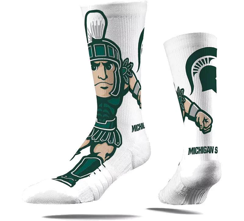 Носки Strideline Michigan State Spartans Mascot Crew
Носки Strideline Michigan State Spartans Mascot Crew