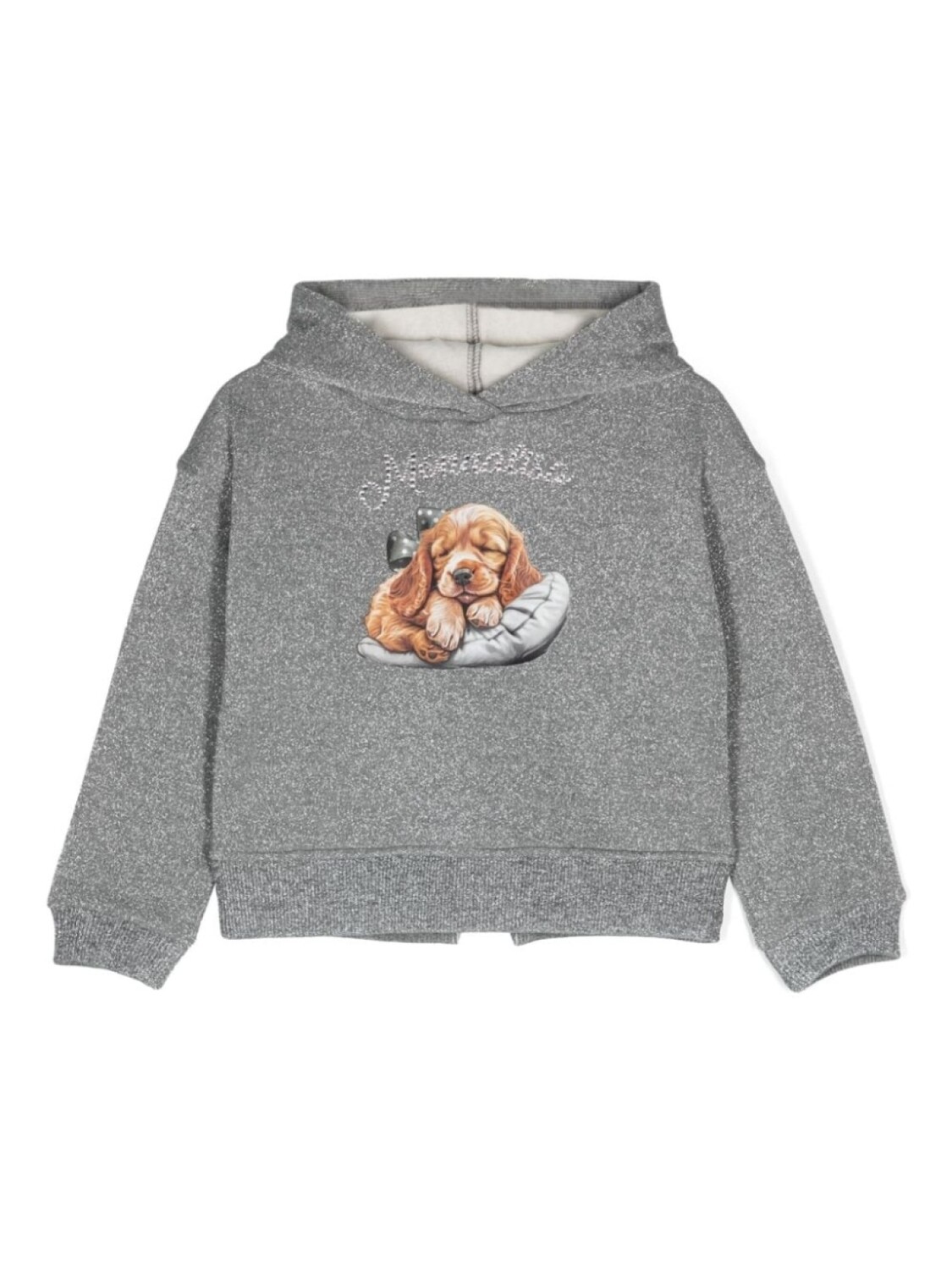 Monnalisa толстовка с капюшоном с металлическим эффектом, серый
Monnalisa толстовка с капюшоном с металлическим эффектом, серый