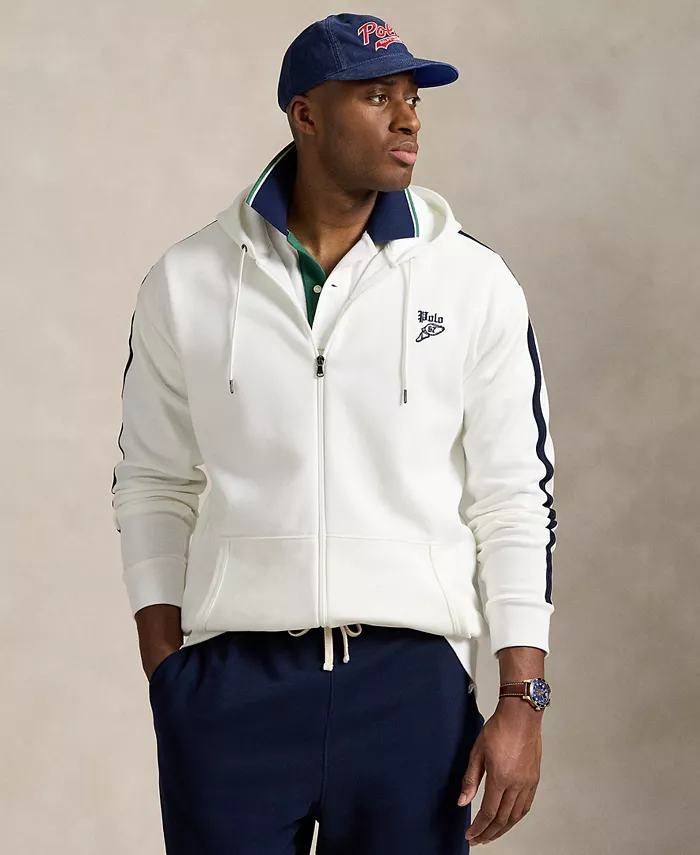 Мужская худи с вышивкой Big & Tall из двойного трикотажа Polo Ralph Lauren, белый
Мужская худи с вышивкой Big & Tall из двойного трикотажа Polo Ralph Lauren, белый