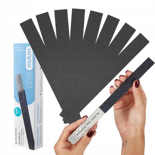 Сталекс, Эксперт, Набор сменных насадок ПапМам для прямого надфиля, зернистость 100, 50 шт., STALEKS
Сталекс, Эксперт, Набор сменных насадок ПапМам для прямого надфиля, зернистость 100, 50 шт., STALEKS