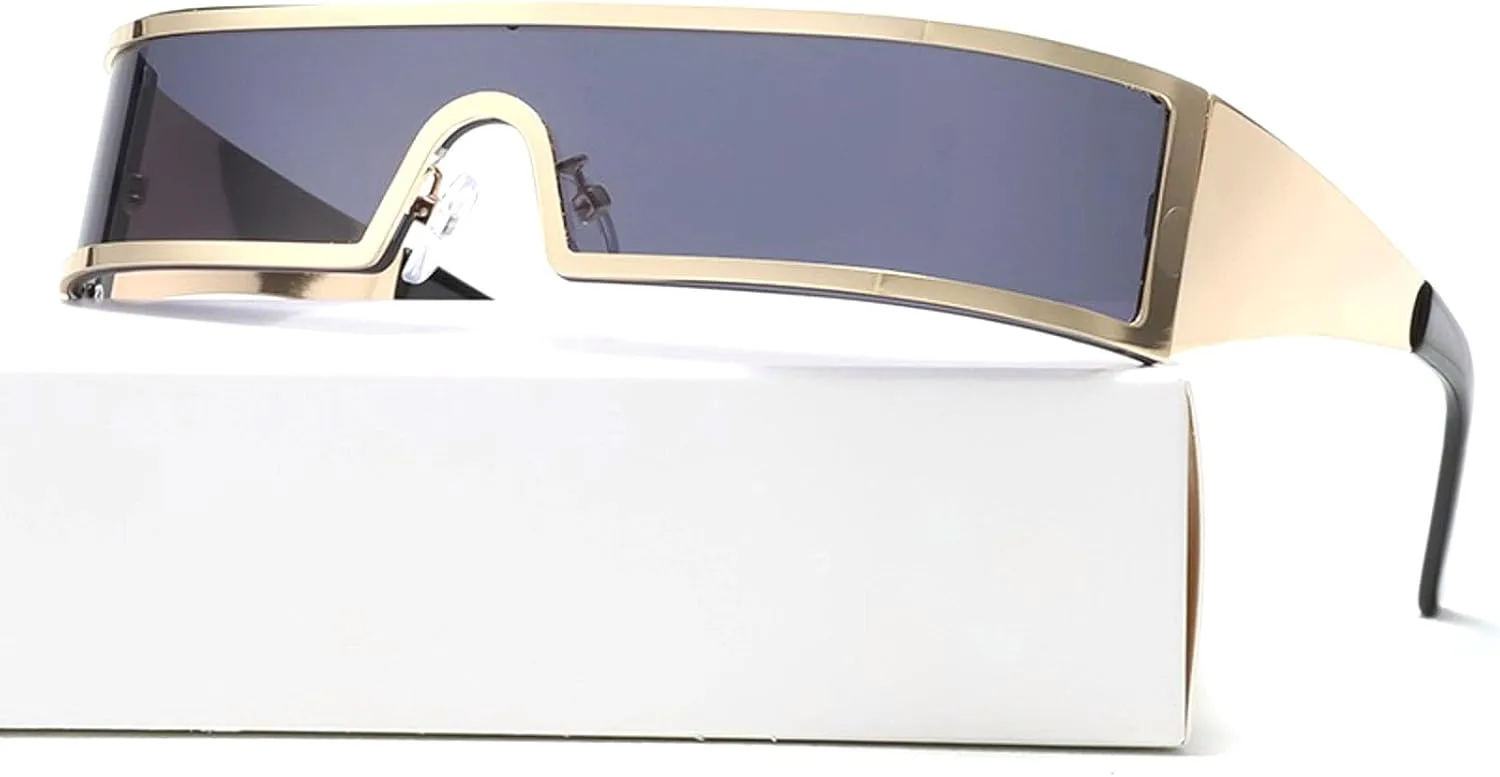 Модные прямоугольные солнцезащитные очки с обтекаемой формой для женщин и мужчин, 2025 год, в металлической оправе, ретро-очки для женщин mincl, Gold Black
Модные прямоугольные солнцезащитные очки с обтекаемой формой для женщин и мужчин, 2025 год, в металлической оправе, ретро-очки для женщин mincl, Gold Black