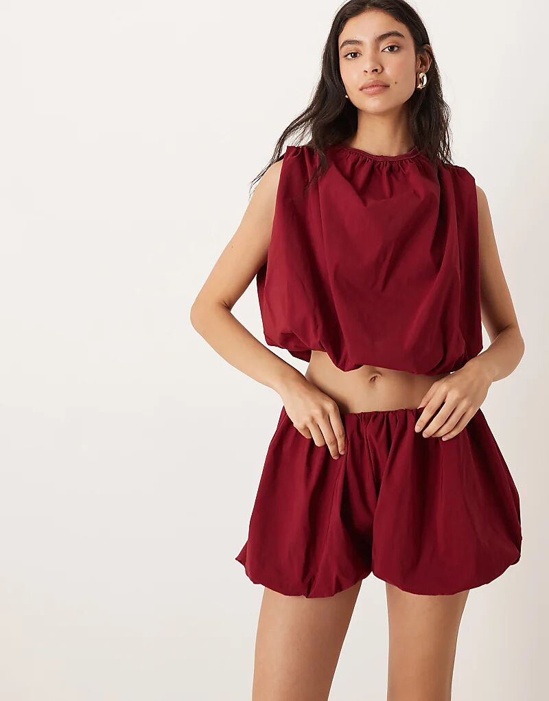 Топ-борд ASOS DESIGN с высоким воротом, бордовый
Топ-борд ASOS DESIGN с высоким воротом, бордовый