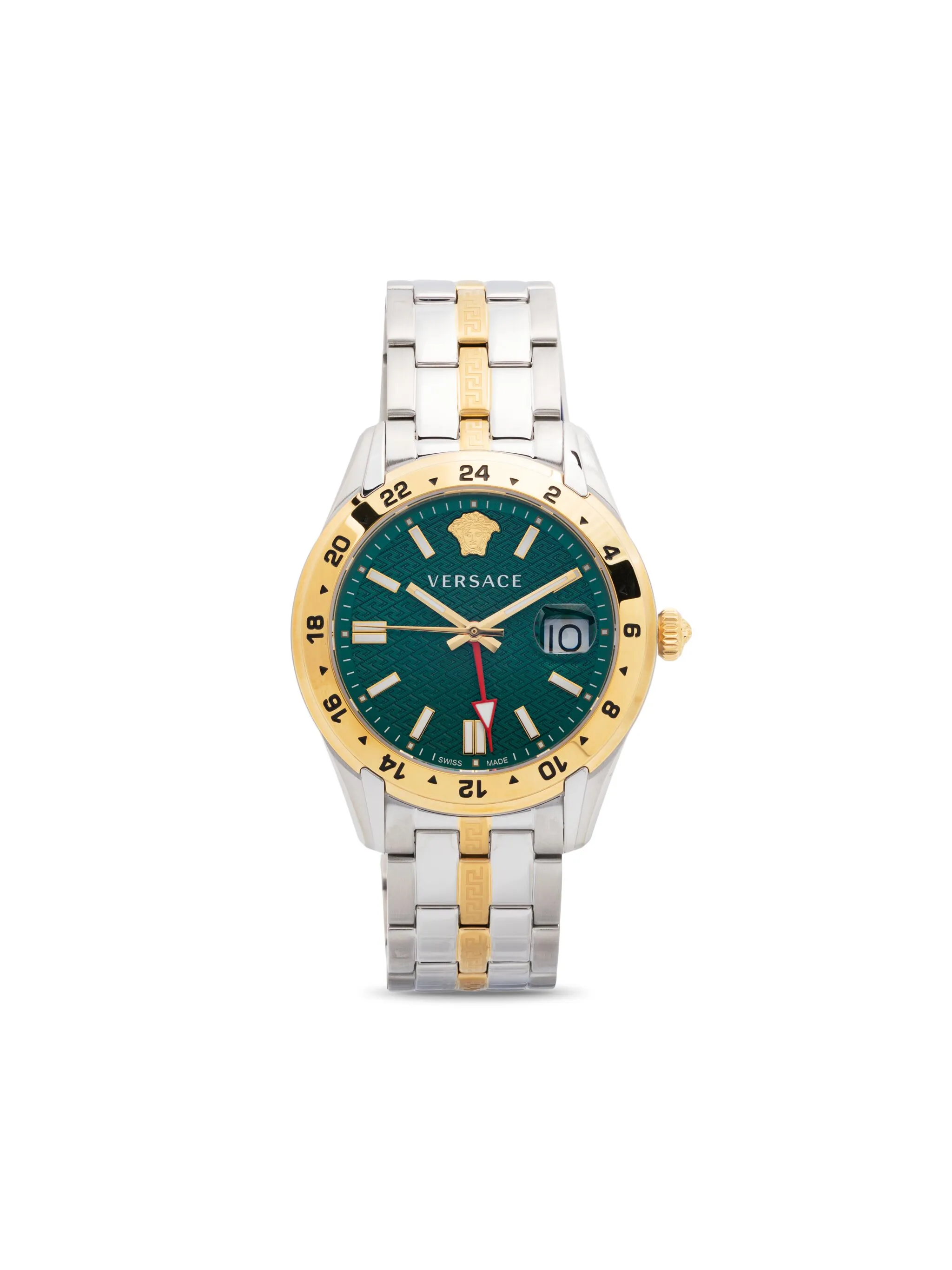 Наручные часы Greca Time GMT 41 мм Versace, зеленый
Наручные часы Greca Time GMT 41 мм Versace, зеленый