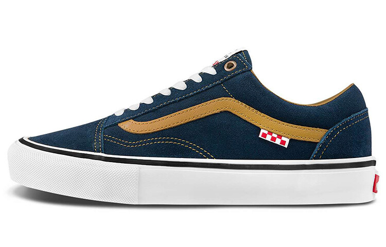 Кроссовки Old Skool Dane Reynolds X Skate Vans 'Navy Golden Brown'
Кроссовки Old Skool Dane Reynolds X Skate Vans 'Navy Golden Brown'