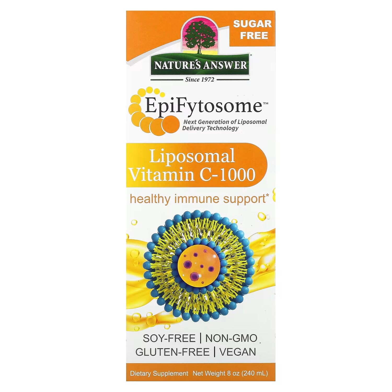 Nature's Answer Epifytosomes Липосомальный витамин С - 1000 8 унций (240 мл)
Nature's Answer Epifytosomes Липосомальный витамин С - 1000 8 унций (240 мл)
