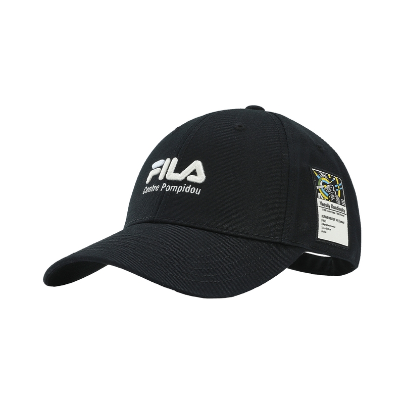 FILA Хлопковая бейсболка унисекс, Jet Black 
FILA Хлопковая бейсболка унисекс, Jet Black