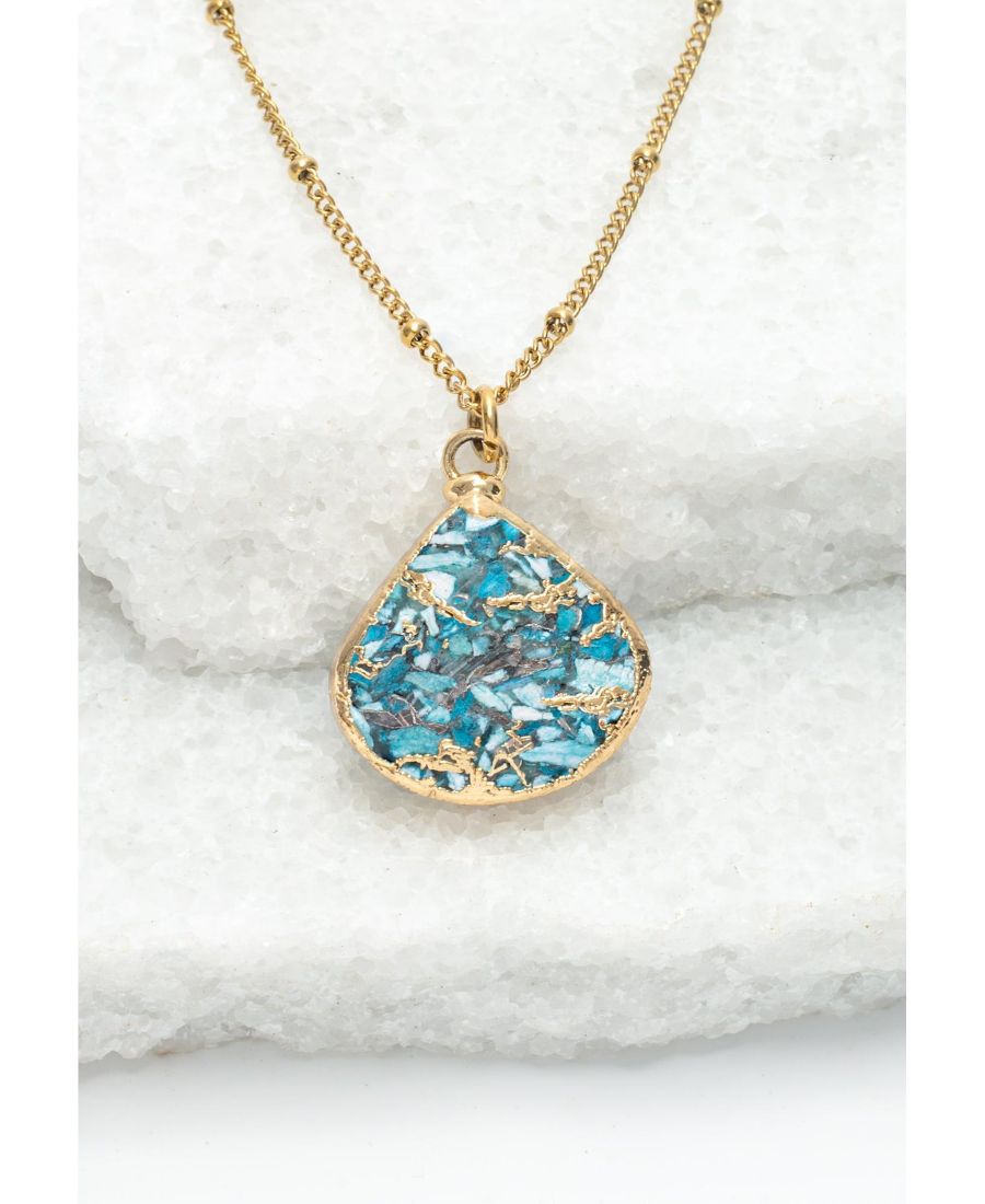 Ожерелье Цветок императорского камня Starfish Project, Blue & gold
Ожерелье Цветок императорского камня Starfish Project, Blue & gold