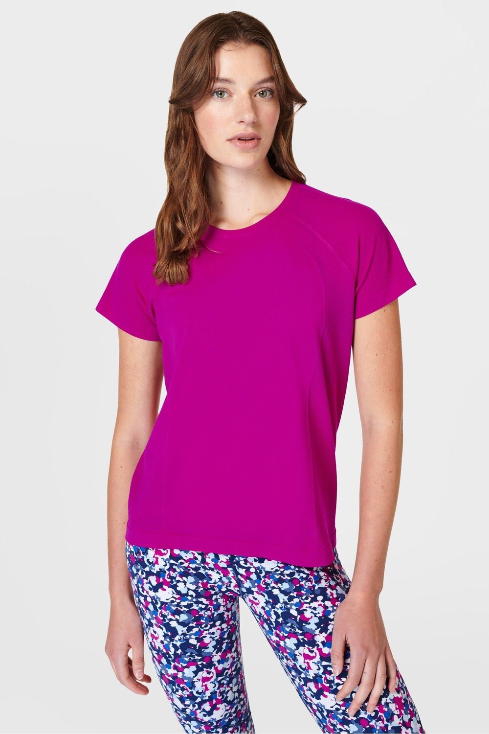 Бесшовная спортивная футболка из легкого материала Sweaty Betty, фиолетовый
Бесшовная спортивная футболка из легкого материала Sweaty Betty, фиолетовый