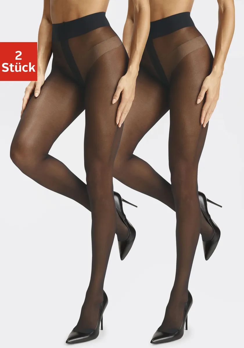 Колготки LASCANA (2 шт.), черный
Колготки LASCANA (2 шт.), черный