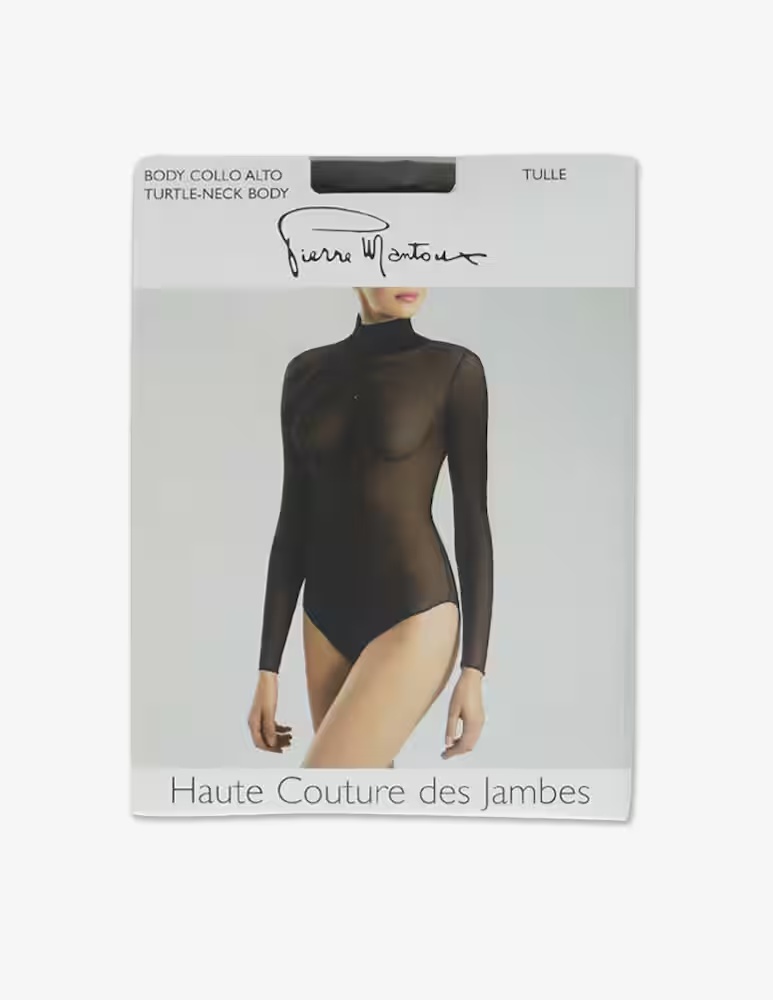 Боди из тюля Pierre Mantoux, черный
Боди из тюля Pierre Mantoux, черный