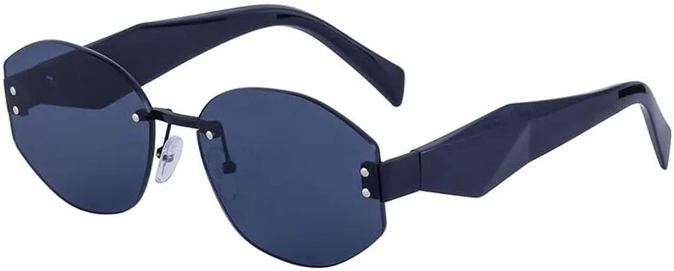 Винтажные солнцезащитные очки без оправы для женщин, роскошные ретро-панк солнцезащитные очки для женщин, защита от УФ-излучения UV400, SUN4145 Generic, C2blackgray
Винтажные солнцезащитные очки без оправы для женщин, роскошные ретро-панк солнцезащитные очки для женщин, защита от УФ-излучения UV400, SUN4145 Generic, C2blackgray