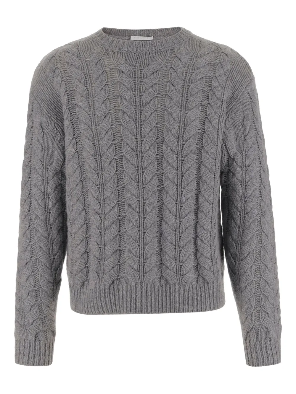 Свитер с круглым вырезом, связанный косами OLIVER LATTUGHI, серый
Свитер с круглым вырезом, связанный косами OLIVER LATTUGHI, серый